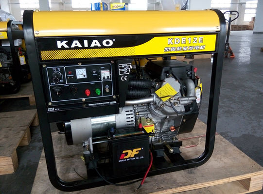 Air Cooled Open Frame Diesel Generators 10KW 3000rpm For Shop / Factory Backup