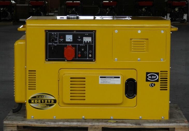 Powerful Quiet Diesel Generator 12 V 8.3A With Low Oil Alarm System