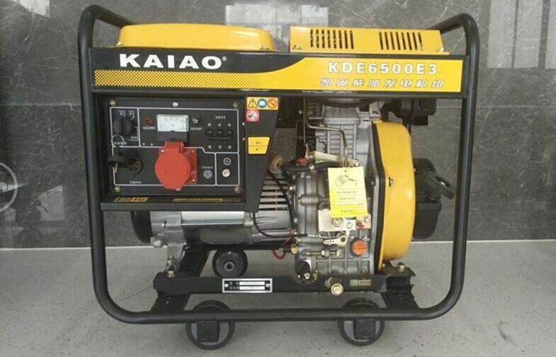 High Efficiency Open Type Diesel Generator , 3 Phase Diesel Power Generator