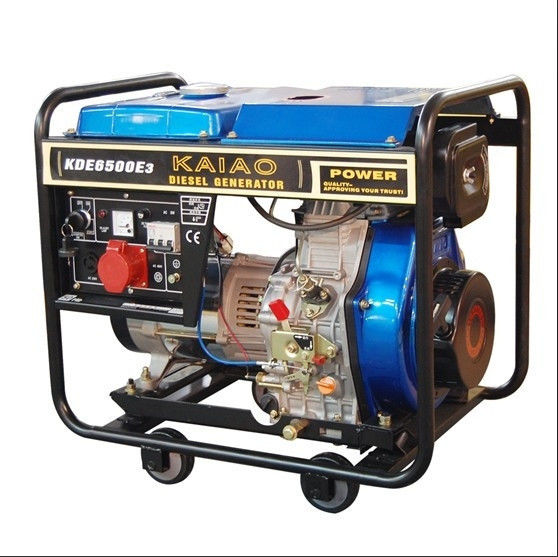 AC Three Phase Open Frame Air Cooled Diesel Generator 50 / 60HZ Electric Start
