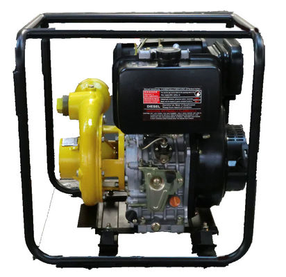 Pompa Air Tekanan Tinggi Besi Cor Dengan Mesin Diesel Empat Tak Didorong